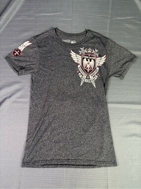 Xtreme Couture by Affliction Men’s Medium Eagle Crest Double Sided Graphic T-Shi